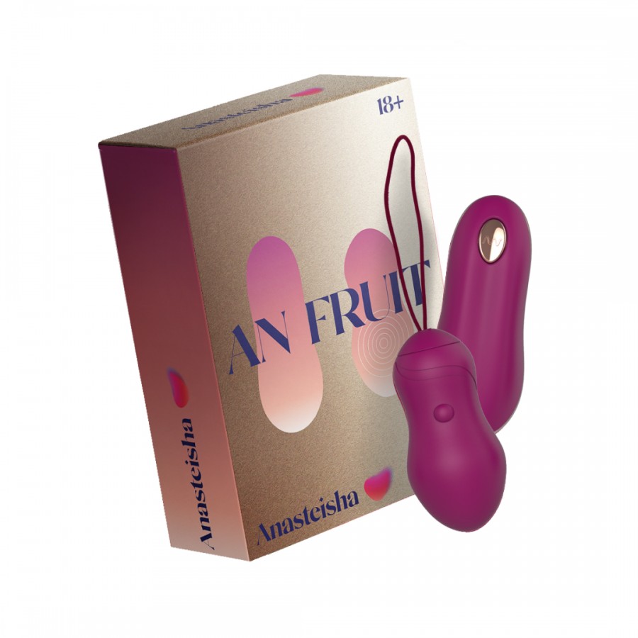 Вагинальное виброяйцо с пультом ДУ Anasteisha AN Fruit