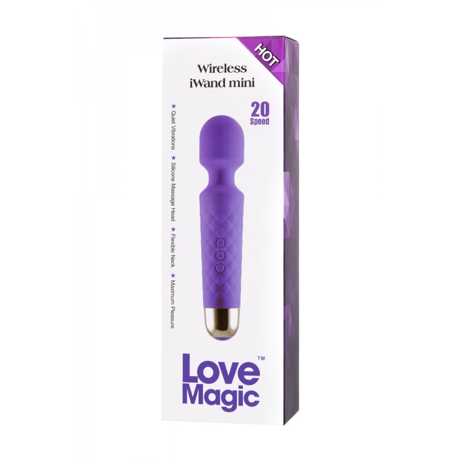 Мощный вибромассажер LOVE MAGIC E23 violet
