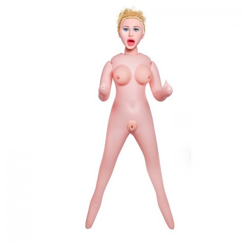 Секс-кукла с вибрацией и реалистичной вставкой ОЛИВИЯ 155 см EE-10284