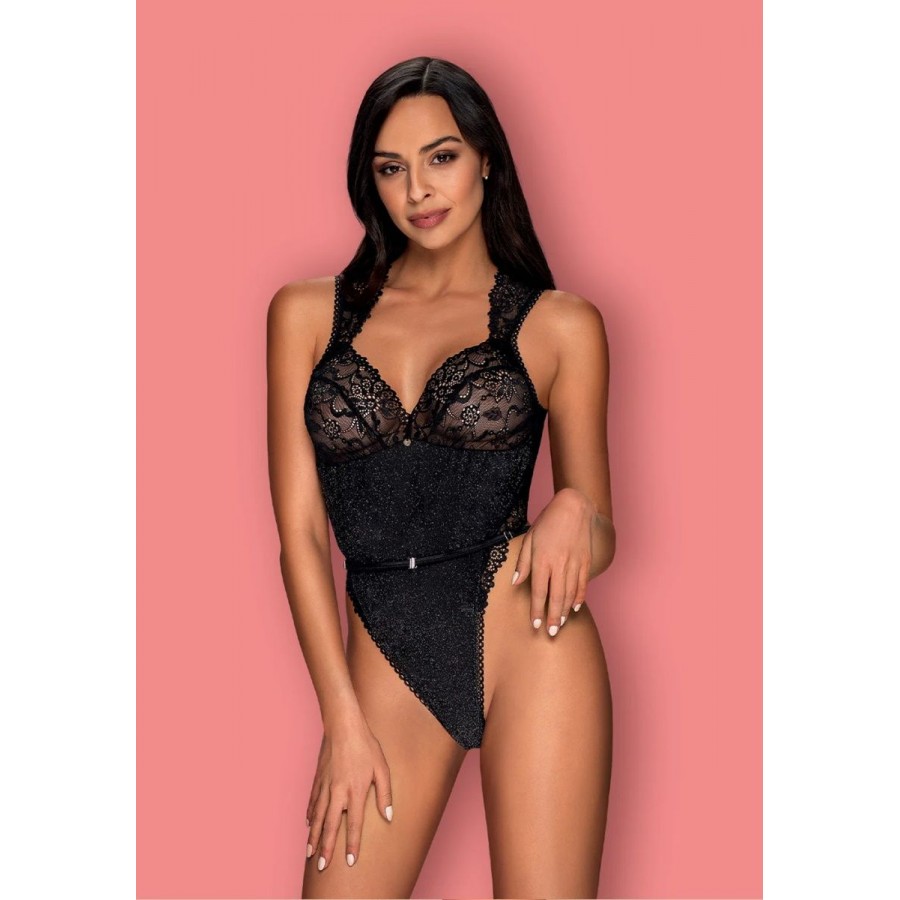 Чувственное кружевное боди Elisetta S/M