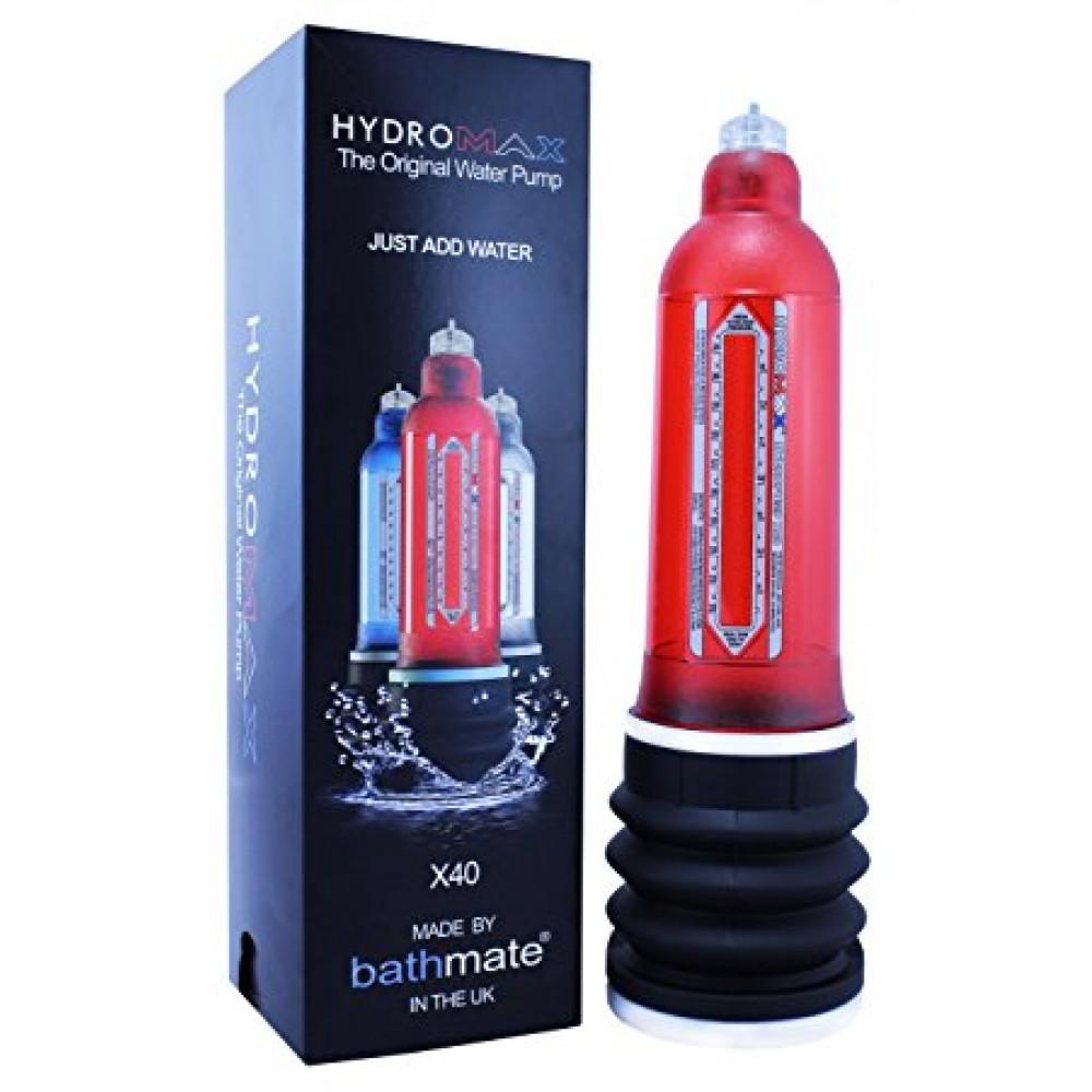 Гидропомпа для увеличения пениса Bathmate Hydromax Brilliant Red