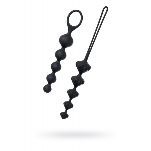 НАБОР АНАЛЬНЫХ цепочек Satisfyer Love Beads Black