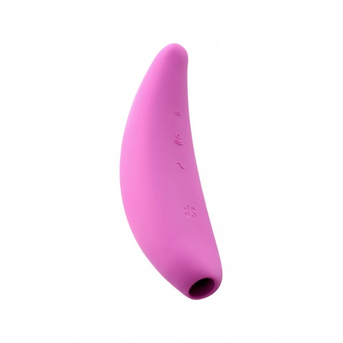 Вакуумный стимулятор клитора с вибрацией Satisfyer Curvy 3+ APP Pink