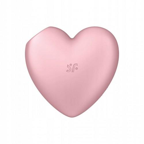 Вакуумно-волновой стимулятор с вибрацией Satisfyer Cutie Heart Red 