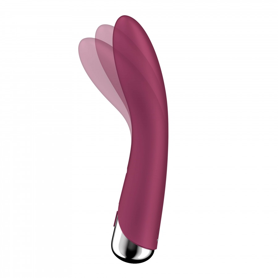 Вибратор с вращением Satisfyer Spinning Vibe 1, красный