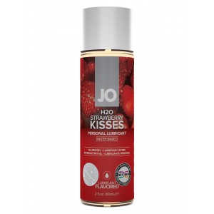 Лубрикант со вкусом клубники JO H2O Strawberry Kiss 60 мл