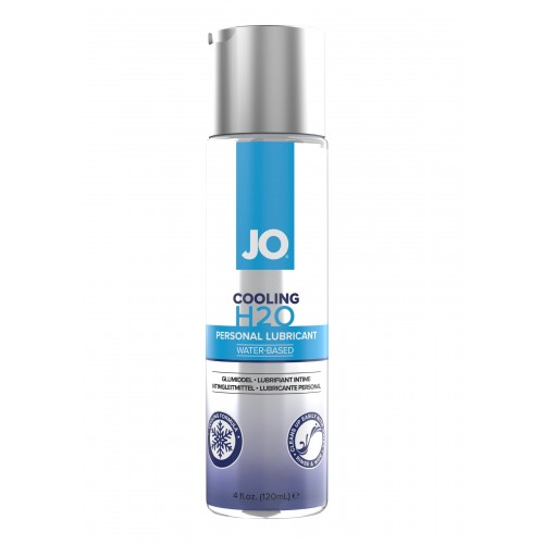 Классический охлаждающий лубрикант на водной основе JO H2O Cooling 4 oz - 120мл.