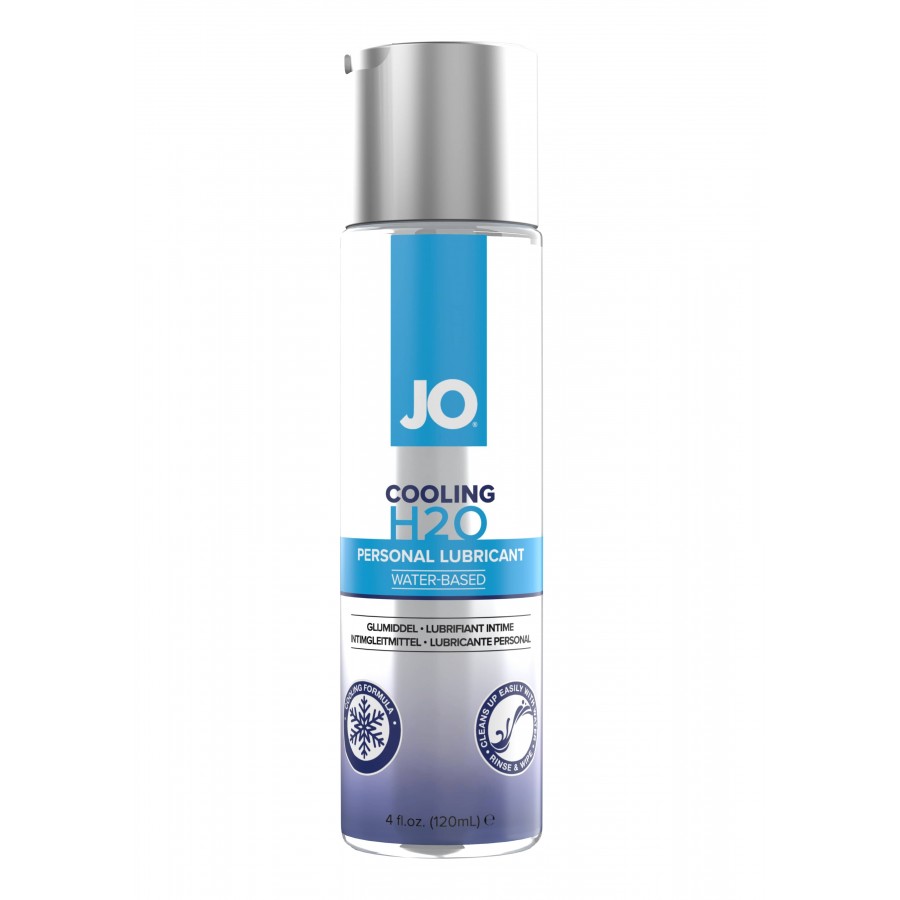 Классический охлаждающий лубрикант на водной основе JO H2O Cooling 4 oz - 120мл.