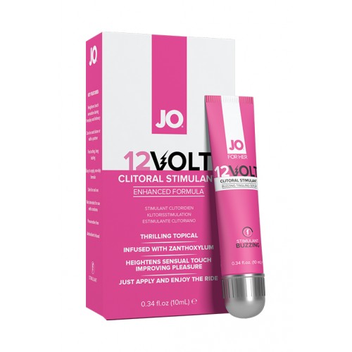 Возбуждающая сыворотка мощного действия JO 12 Volt с эффектом жидкой вибрации 10 мл.
