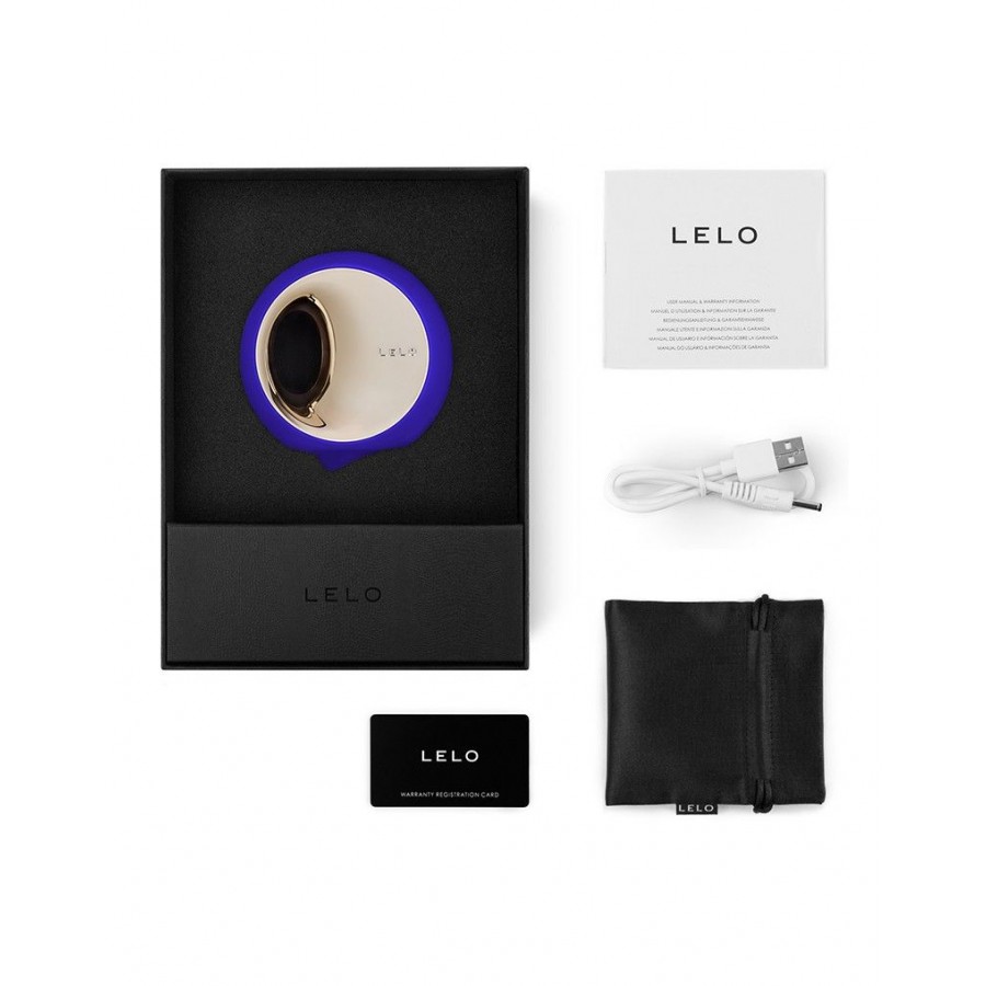 Клиторальный стимулятор с вращением Lelo Ora 3 Blue