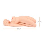 Мастурбатор-кукла вагина + анус c двойным слоем материала Kokos Veronia 50 см