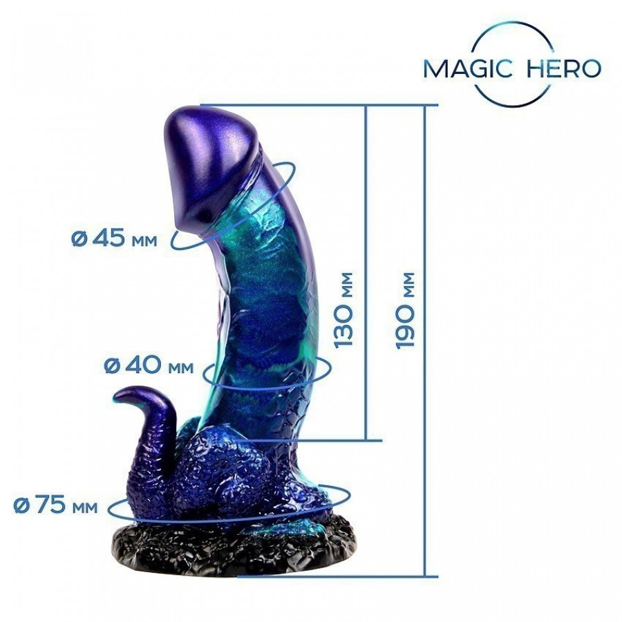 Фаллоимитатор Magic Hero 190 х 50 мм MH-13045