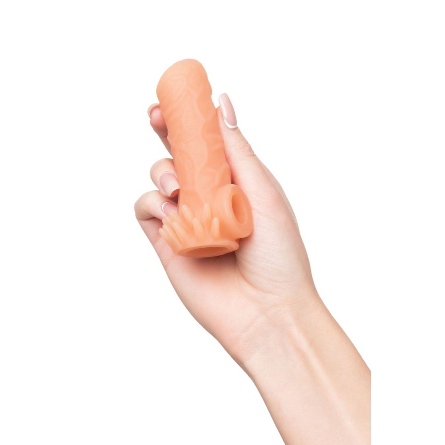 Насадка для пениса с открытой головкой KOKOS Nude Sleeve №5 12 см NS.005-S