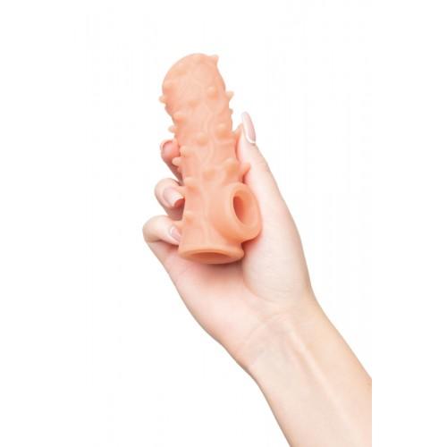Увеличивающая насадка с открытой головкой KOKOS Nude Sleeve №6 14 см NS.006-L