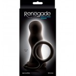 Большая анальная пробка с кольцом Renegade Pop & Lock Rambo