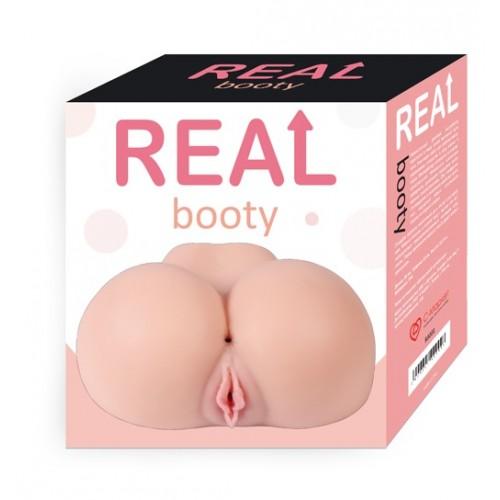 Реалистичный двойной мастурбатор Real Booty 24*21см