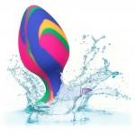 Яркая анальная пробка Cheeky Medium Tie-Dye Plug 7,5 х 5 см