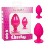 Две силиконовые анальные пробки в набор Cheeky