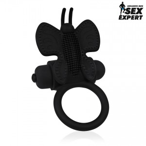 Эрекционное кольцо с вибрацией Sex Expert SEM-55207