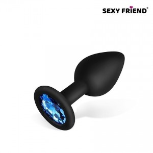 Анальная пробка с кристаллом Sexy Friend 7 х 3 см SF-70500-13