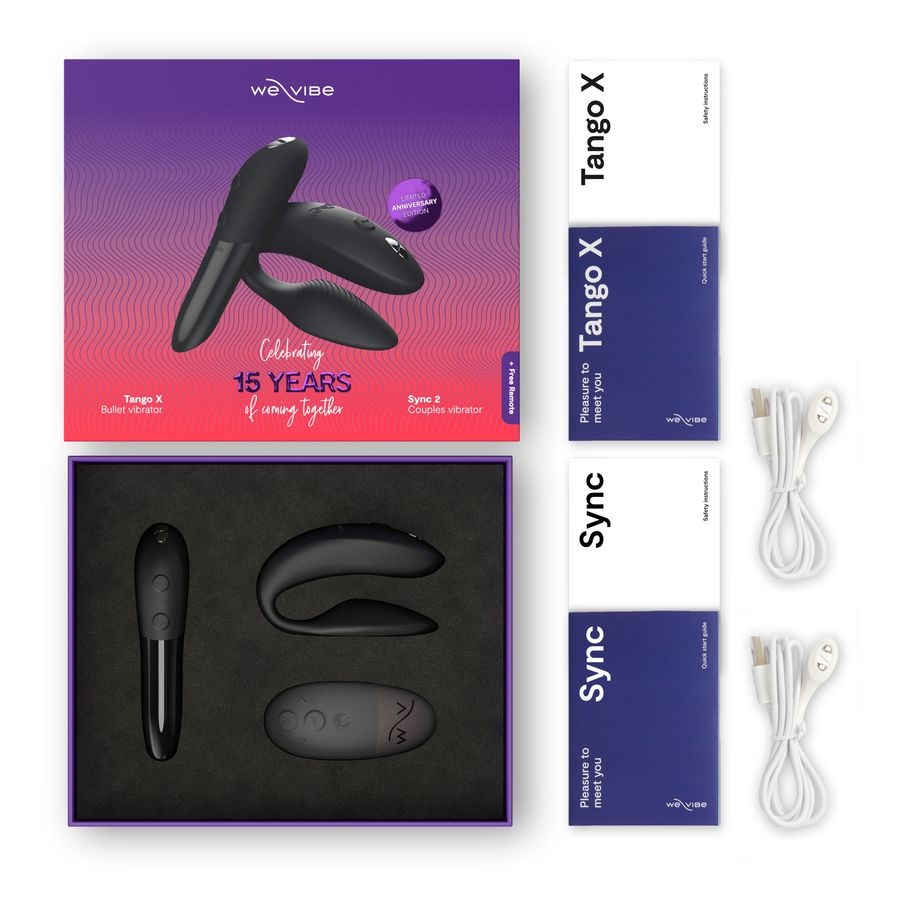 We-Vibe 15 Year Anniversary Collection: Tango X + Sync 2