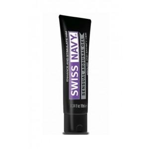 Возбуждающий гель-лубрикант на водной основе Swiss Navy Sensual Arousal Lubricant - 10 мл.