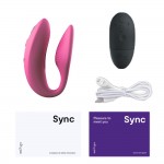 Вибратор для пар с пультом и приложением We-Vibe Sync 2 Pink