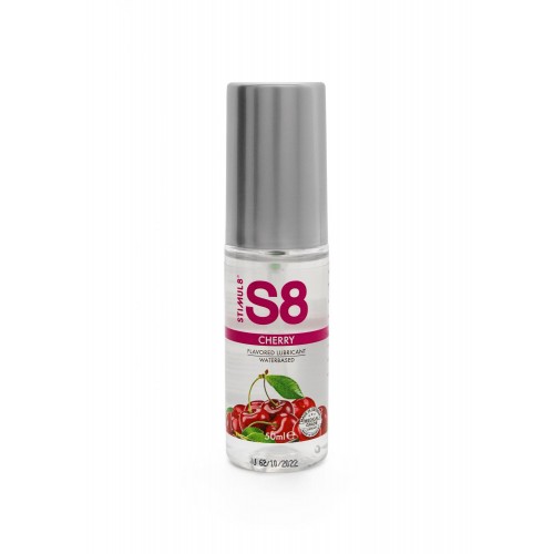 Смазка на водной основе Stimul8 S8 Flavored Lube со вкусом вишни 50 мл