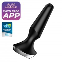 Анальная пробка с приложением Satisfyer Plug-ilicious 2 Black