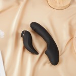Уникальный пульсатор с вакуумной стимуляцией, вибрацией, нагревом и приложением BeYourLover Fatima Black