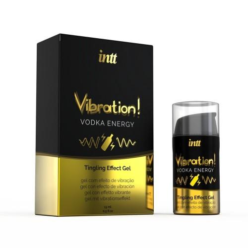 Интимный гель для клитора с эффектом вибрации INTT VIBRATION Vodka Energy 15 мл