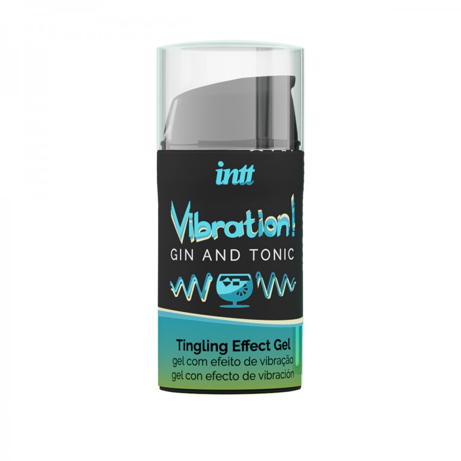 Интимный гель для клитора с эффектом вибрации INTT VIBRATION Gin & Tonic 15 мл