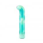 Компактный вибратор из стекла BeYourLover Magic Cane Green