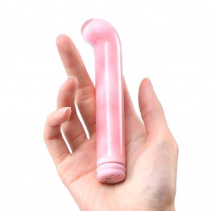 Компактный вибратор из стекла BeYourLover Magic Cane Pink
