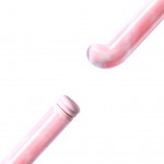 Компактный вибратор из стекла BeYourLover Magic Cane Pink