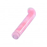 Компактный вибратор из стекла BeYourLover Magic Cane Pink