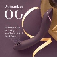 Бесконтактный стимулятор для точки G с вибрацией Womanizer OG Aubergine