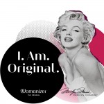 Бесконтактный клиторальный стимулятор Womanizer Marilyn Monroe Special Edition Black Marble