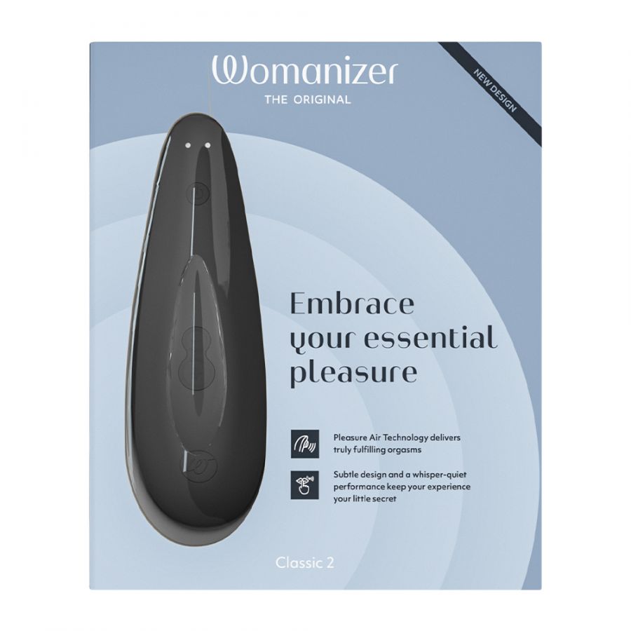 Бесконтактный клиторальный стимулятор Womanizer Classic 2 Black