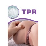 Мастурбатор полуторс Fennie из TPR с функцией вибрации 4 кг
