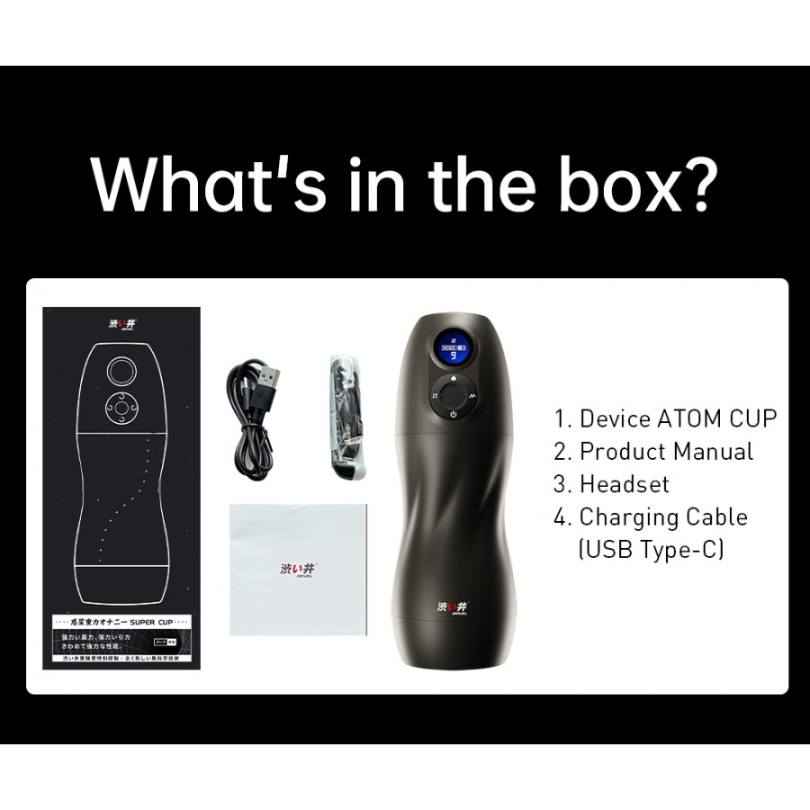 Автоматический мастурбатор с всасыванием и вибрацией DRYWELL Atom