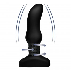 Массажер простаты с имитацией римминга Rimmers Curved Rimming Plug M