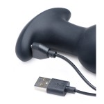 Анальная пробка с имитацией римминга Rimmers Gyro M Curved Rimming Plug