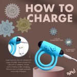 Двойное эрекционное кольцо с вибрацией и пультом ДУ XR Brands Vibrating Cock Ring