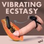 Двойное эрекционное кольцо с вибрацией и пультом ДУ XR Brands Vibrating Cock Ring Black Двойное эрекционное кольцо с вибрацией и пультом ДУ XR Brands Vibrating Cock Ring Black