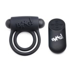 Двойное эрекционное кольцо с вибрацией и пультом ДУ XR Brands Vibrating Cock Ring Black Двойное эрекционное кольцо с вибрацией и пультом ДУ XR Brands Vibrating Cock Ring Black