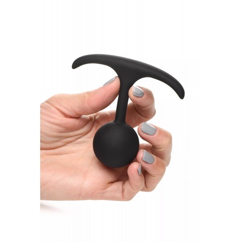 Анальная пробка для ношения с утяжелением Heavy Hitters Small 8,4 х 3,5 см