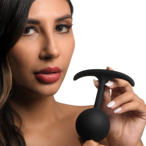 Анальная пробка для ношения с утяжелением Heavy Hitters XL 11,9 х 5,5 см