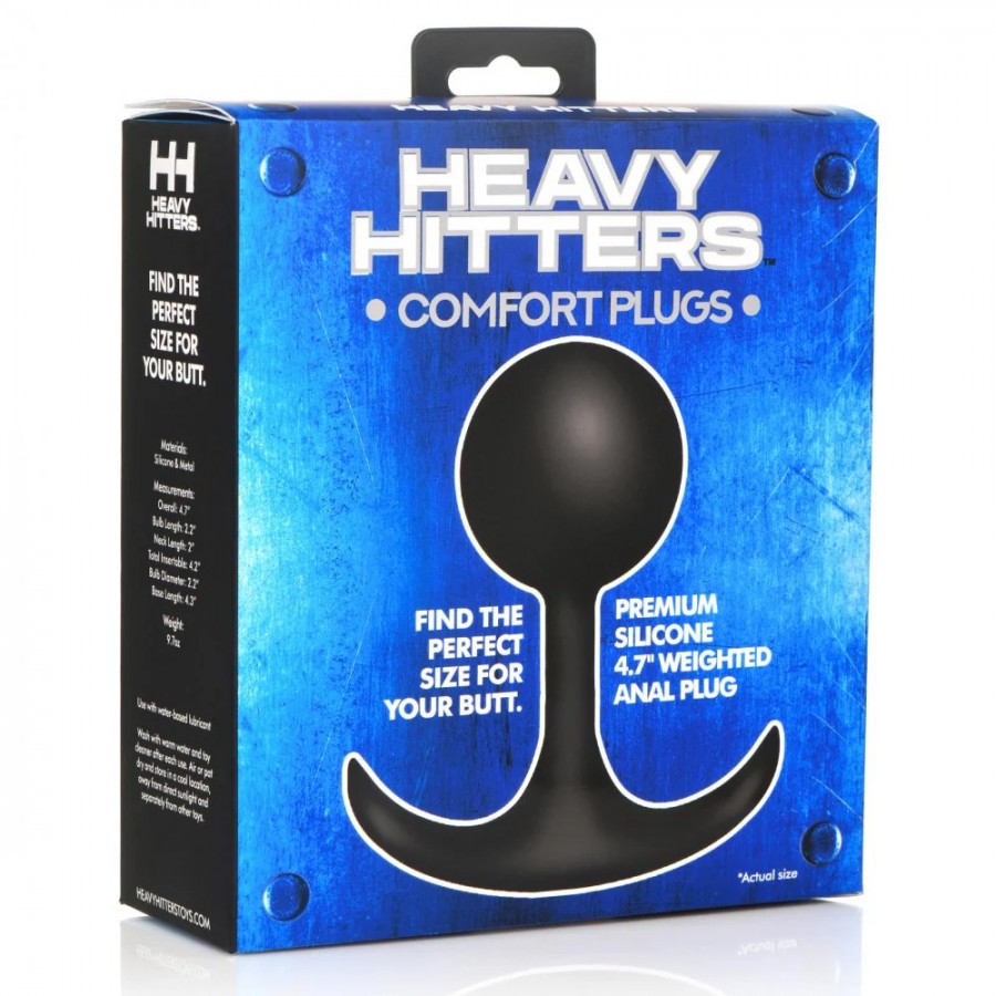 Анальная пробка для ношения с утяжелением Heavy Hitters XL 11,9 х 5,5 см Анальная пробка для ношения с утяжелением Heavy Hitters XL 11,9 х 5,5 см