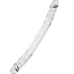 Прозрачный двусторонний фаллоимитатор Alive Supreme Jelly Dildo 39 х 4 см Прозрачный двусторонний фаллоимитатор Alive Supreme Jelly Dildo 39 х 4 см